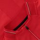 Red Men's Derry GAA Weston Half Zip Top with zip pockets by O’Neills.