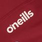 Red Kids' Down GAA Weston Half Zip Top with zip pockets by O’Neills.