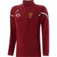 Red Down GAA Hybrid Half Zip Top with zip pockets and county crest by O’Neills. 
