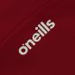 Red Down GAA Hybrid Half Zip Top with zip pockets and county crest by O’Neills. 