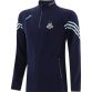 Kids' Dublin GAA Hybrid Half Zip Top with zip pockets and county crest by O’Neills. 