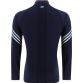Men's Dublin GAA Hybrid Half Zip Top with zip pockets and county crest by O’Neills. 