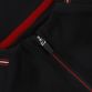 Black Cork GAA Hybrid Half Zip Top with zip pockets and county crest by O’Neills. 