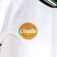 White Ireland Premier player fit jersey with iconic shamrock crest from O'Neills.