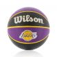 purple, black and yellow Wilson LA Lakers basketball with the team logo displayed on the front cover from O'Neills