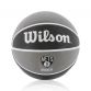 black, grey and white Wilson Brooklyn Nets basketball with the team logo displayed on the front cover from O'Neills