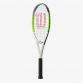 White Wilson Blade Feel Team 103 Tennis Racket, with Double Hole Technology from O'Neills.