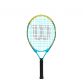 Black, blue and yellow Wilson Minions 2.0 Junior 23 Tennis Racket is lightweight and durable from O'Neills