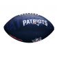 Navy and Red Wilson NFL New England Patriots tailgate junior size football, with improved grip from O'Neills.