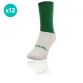 Green and white Koolite Max Midi Socks 12 Pack infused with COOLMAX® technology from O'Neills
