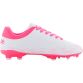 Pink / White Zenith Women's Firm Ground Laced Football Boots from O'Neill's.