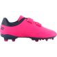 Pink Zenith Kids' Firm Ground Velcro Junior Football Boots from O'Neill's.