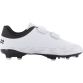 White Zenith Kids' Firm Ground Velcro Junior Football Boots from O'Neill's.