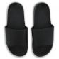 Black pool sliders with white embossed logo by O’Neills.
