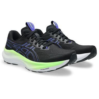 Men's Black ASICS GT-2000 14 Running Shoes with Purple detailing from O'Neills.