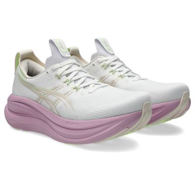 ASICS Women's Gel-Nimbus 28 Running Shoes White / Hazy Lilac From O'Neills