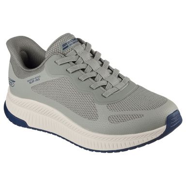 Green Khaki Men's Skechers Slip-ins: BOBS Sport Squad Chaos 4 Trainers from O'Neills
