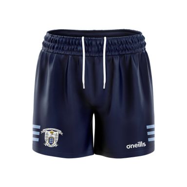 Clare Camogie Kids' Mourne Training Shorts Marine / Sky