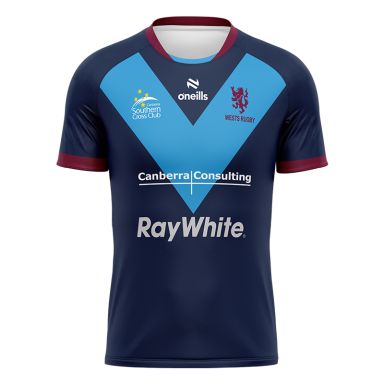 Wests Rugby Club Printed Games Shirt