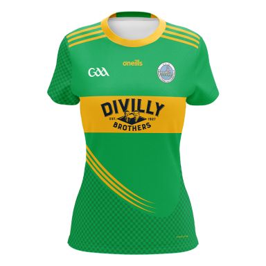 Claregalway GAA Women's Fit Home Jersey (Crew Neck)