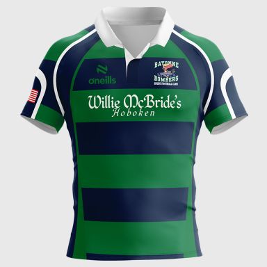 Bayonne Bombers RFC Rugby Match Team Fit Jersey