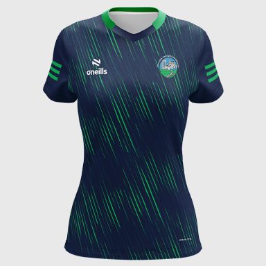 Emeralds Camogie Club Women's Fit Short Sleeve Training Top