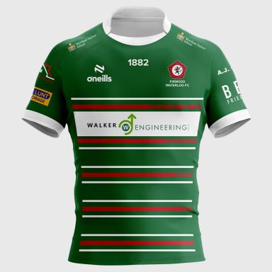 Firwood Waterloo FC Kids' Rugby Match Fit Jersey