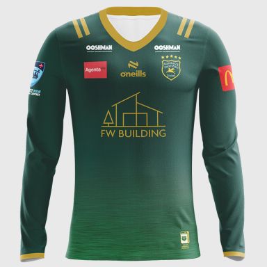 Randwick Petersham Cricket Kids' Printed Long Sleeve Games Shirt