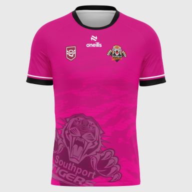 Southport Tigers Rugby League Kids' Printed Games Shirt