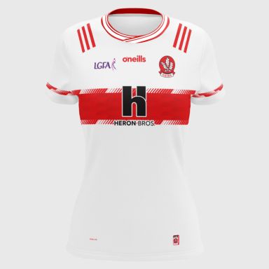 O'Neills Derry LGFA Women's Fit U14s Home Jersey 2025