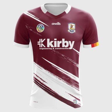 O'Neills Galway Camogie Kids' Home Jersey 2025