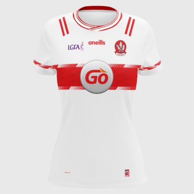 O'Neills Derry LGFA Women's Fit 2 Stripe Goalkeeper Jersey 2025
