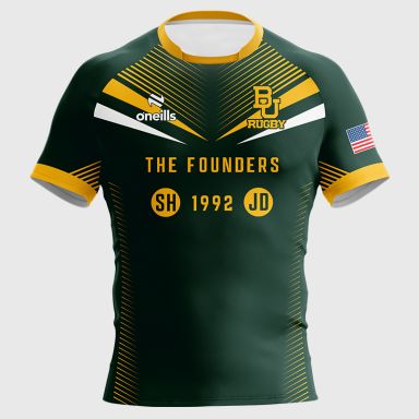 Baylor University Rugby Match Tight Fit Jersey