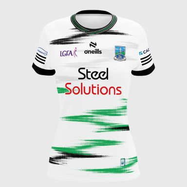 O'Neills Fermanagh LGFA Women's Fit White Jersey 2025