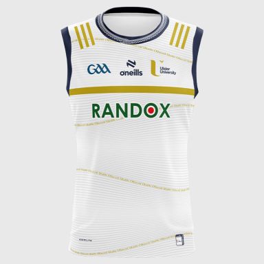 Ulster University GAA Vest White / Marine / Gold