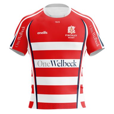 Finchley RFC Tight Fit Senior Replica Jersey Red