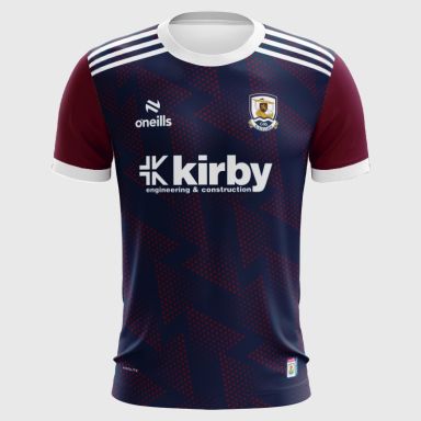 O'Neills Galway Camogie Short Sleeve Training Top Marine
