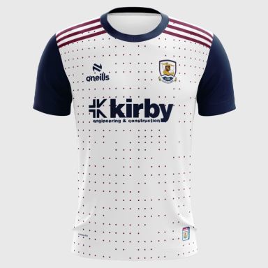 O'Neills Galway Camogie Short Sleeve Training Top White