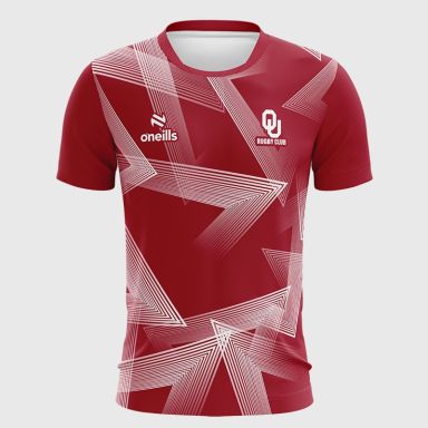 Oklahoma University Rugby Printed Games Shirt
