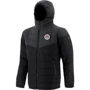 Poole Town FC Men's Maddox Hooded Padded Jacket Black