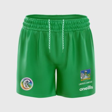 O'Neills Limerick Camogie Kids' Home Shorts 2025