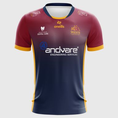 Wests Scarborough Rugby Union Club Printed Games Shirt