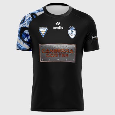 Royals Volleyball Printed Games Shirt Black