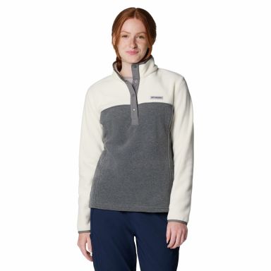 Grey Columbia Women's Benton Springs™ 1/2 Snap Pull Over Top from O'Neills.