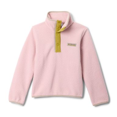 Kids' Pink Columbia Helvetia™ Half Snap Fleece from O'Neills.