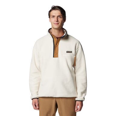 Beige Columbia Men's Helvetia™ II Half Snap Fleece from O'Neills.