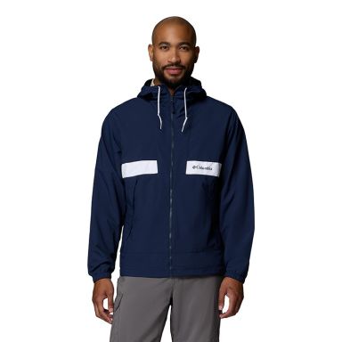 Men's Navy Spire Valley™ Hooded Windbreaker from O'Neills.