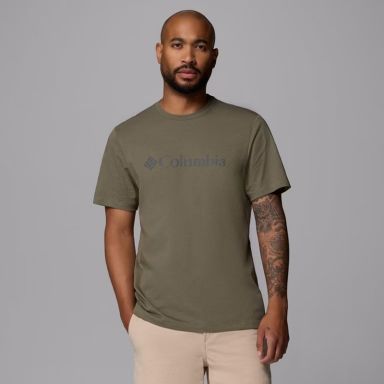 Columbia Men's CSC Basic Logo™ T-Shirt Stone Green From O'Neills