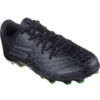 Black Skechers Kids' SKX_01 Gold FG Football Boots from O'Neills.
