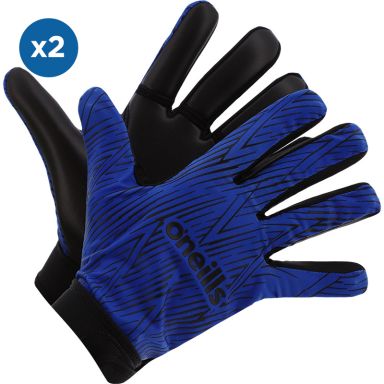 Royal GAA gloves with Velcro strap fastening and latex palm by O’Neills.